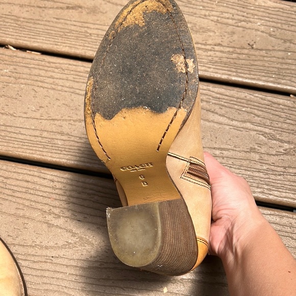 Coach leather booties - Picture 4 of 4